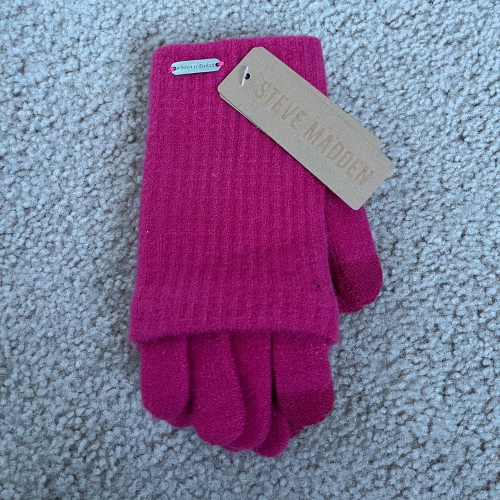 Pink gloves